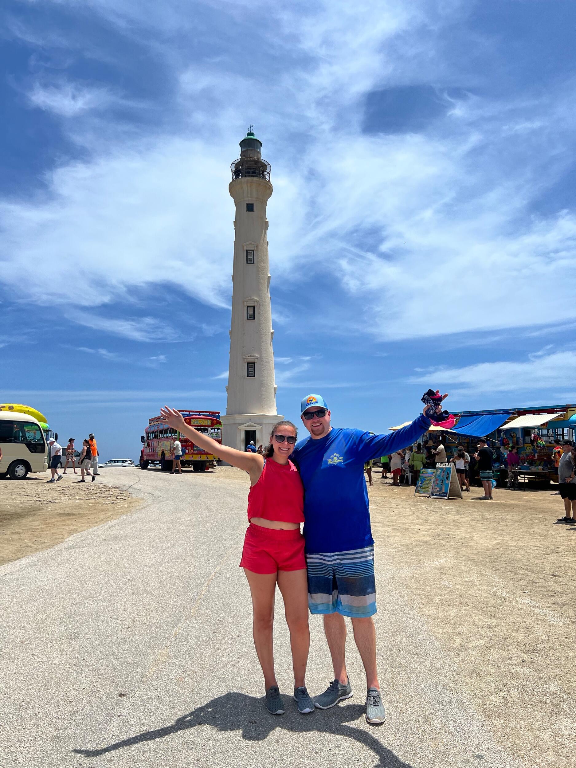 Michael took Alexandra on her first vacation outside the US, to Aruba, where they enjoyed a week of fun in the sun!
