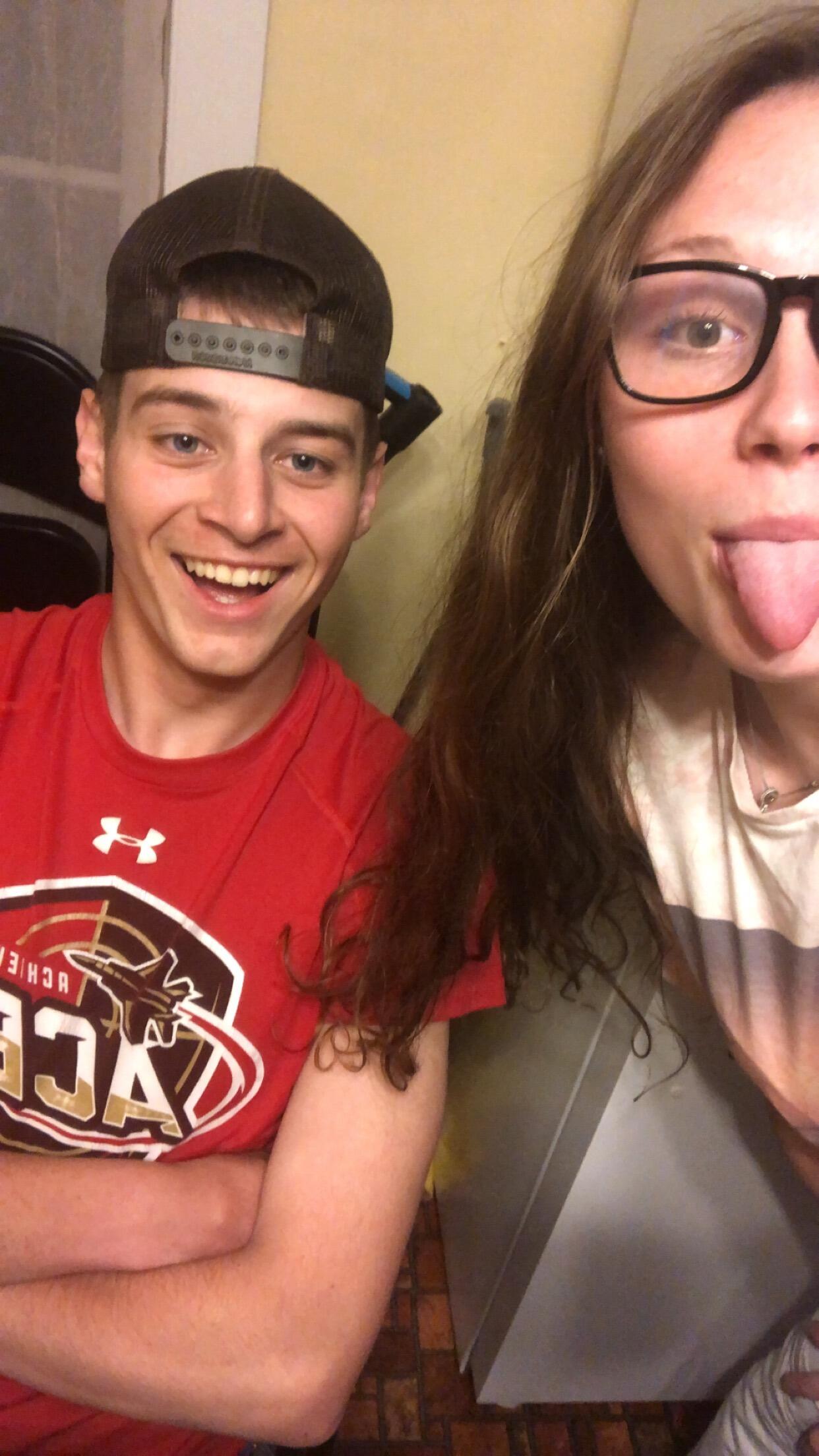 Our very first photo together
