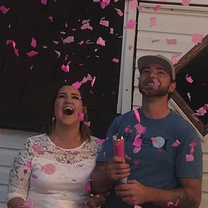The big reveal came during their backyard gender reveal party — a baby girl! Shocked but thrilled, Christen and Carter couldn’t wait to meet her. The excitement was overwhelming and they couldn't wait to become parents. 