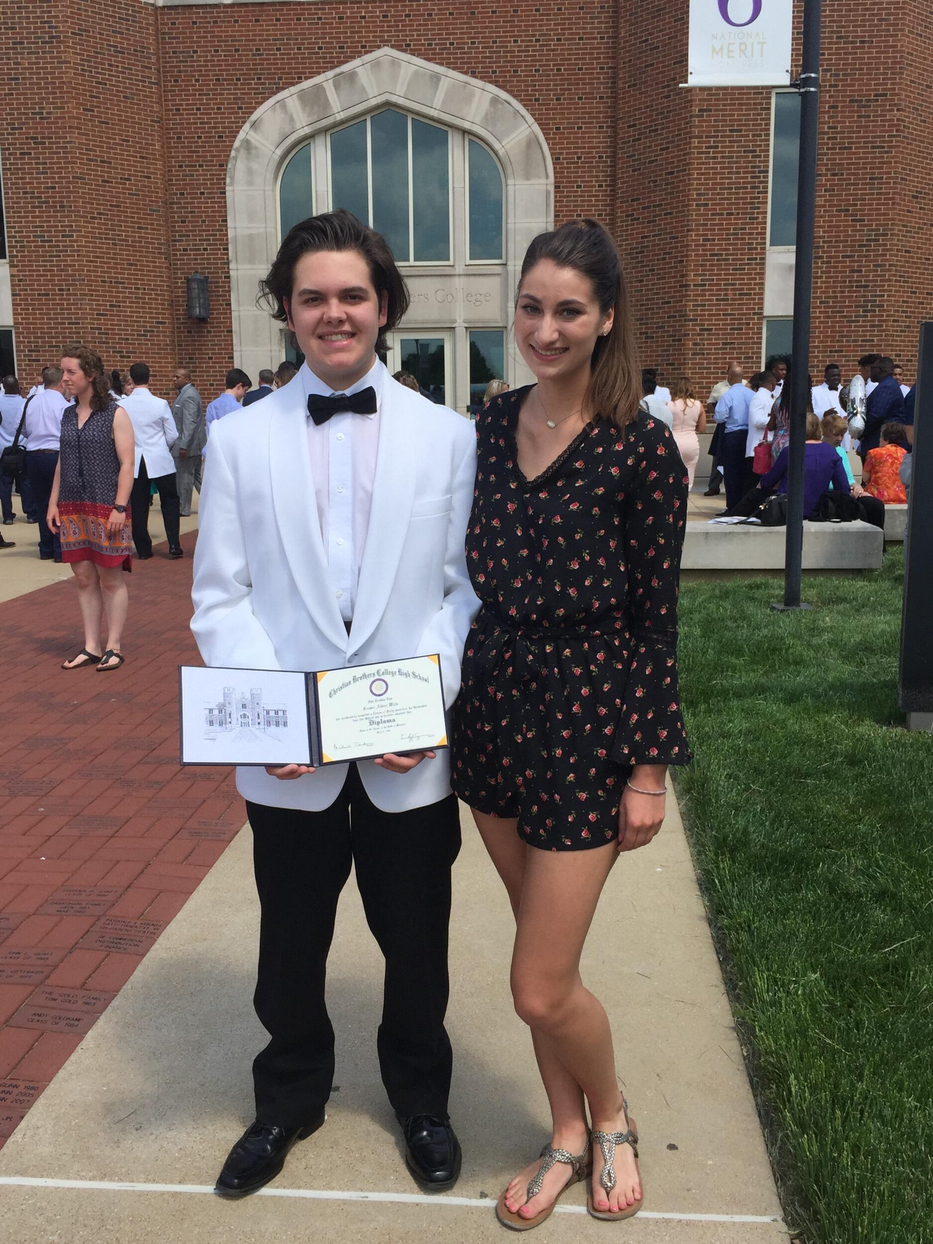 Connor's high school graduation from CBC.