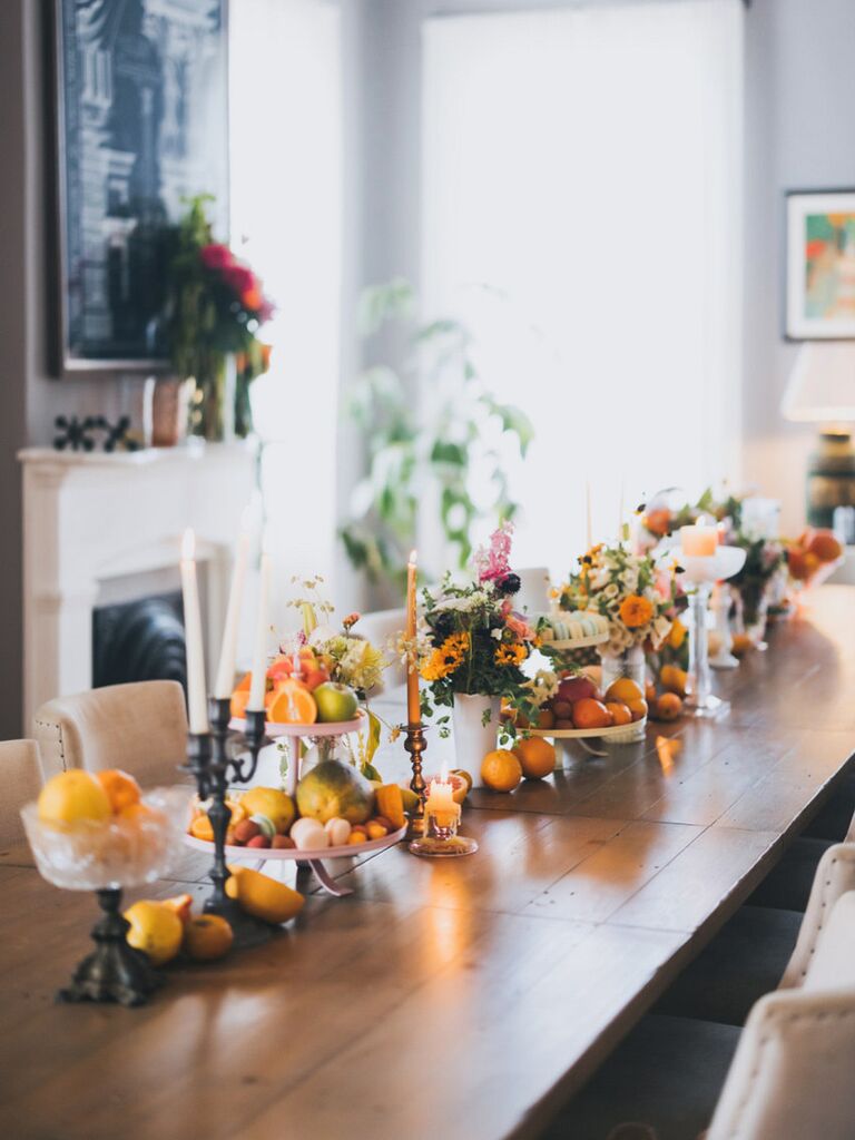 Fruit and florals