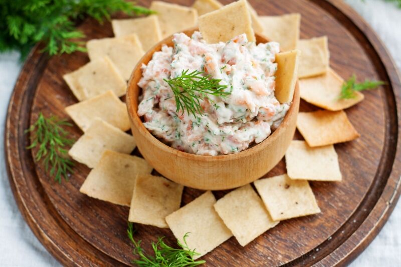 Jaws themed party ideas - seafood dip