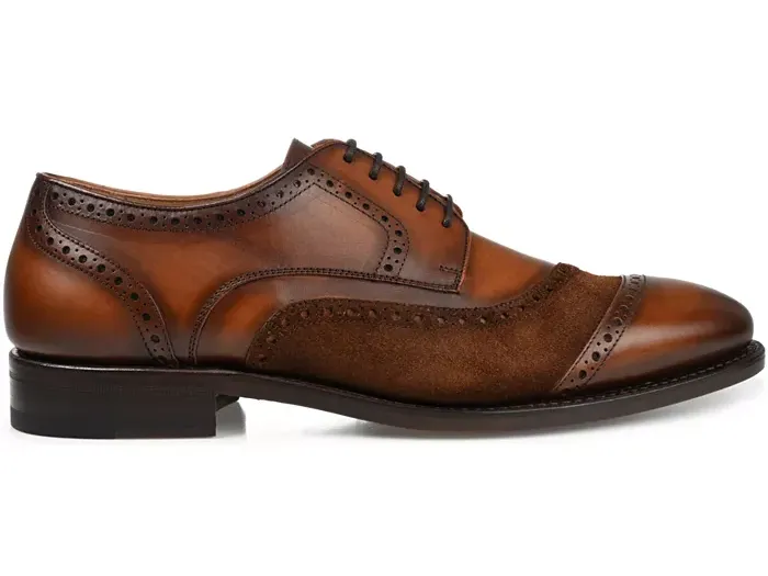 Brown Leather Dress Shoes for groom
