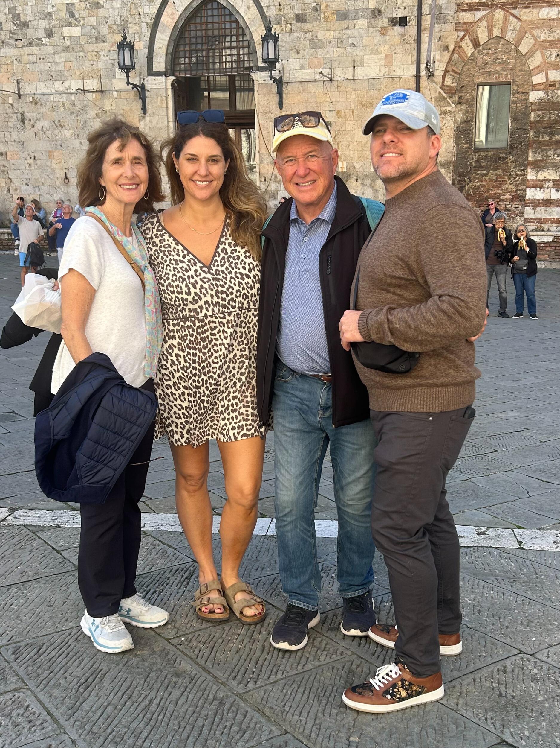 Celebrating our engagement in Sienna