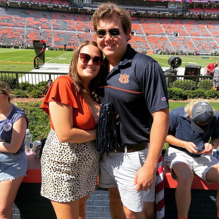 First date at the Auburn-Georgia football game.