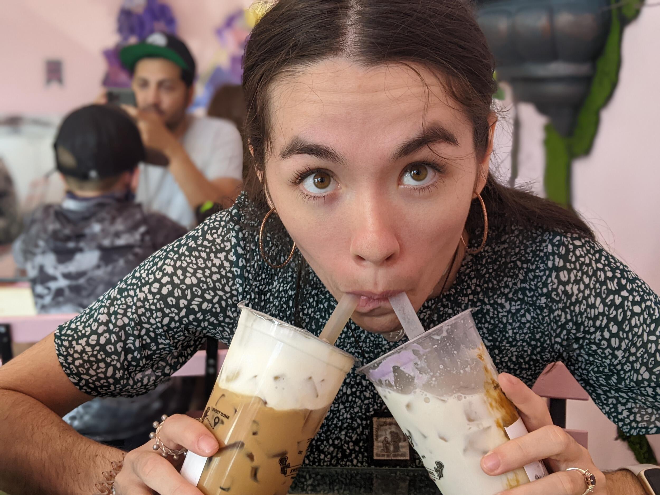 We started a tradition of getting boba tea in between the ceremony and reception when we go to a wedding (which we also plan to do in between our own ceremony and reception!) shout out to Megan and Nathan on this one ;)