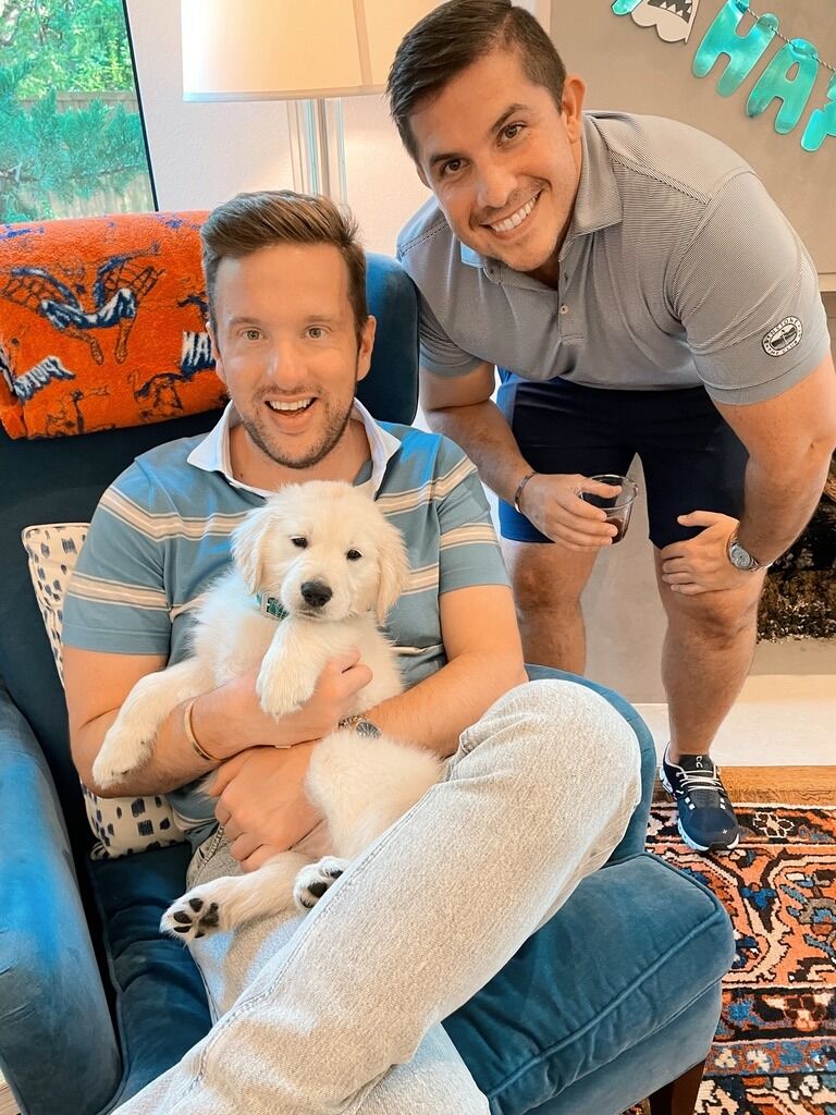 Champ joins the family.