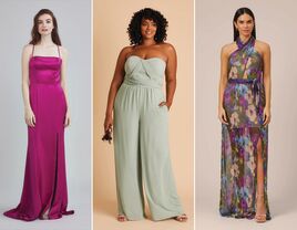 Three bridesmaid dresses for garden weddings