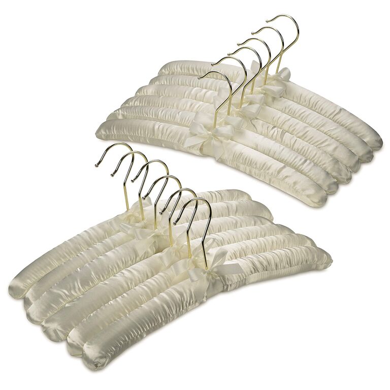 Soft lingerie hangers for your bridal shower games