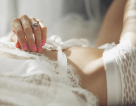 Bridal boudoir photo of woman by Fawntail Boudoir Photography in Denver, Colorado