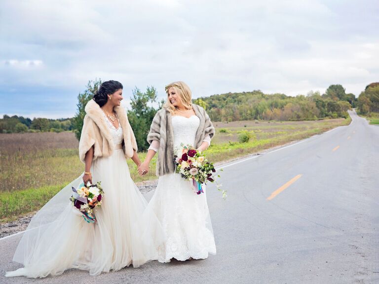 Glam wedding at the peninsula room in Traverse City, Michigan