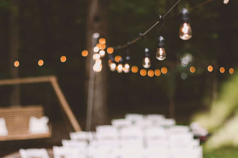 BBQ Party Ideas - String Lights
