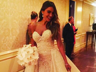 Sofia vergara sales wedding dress