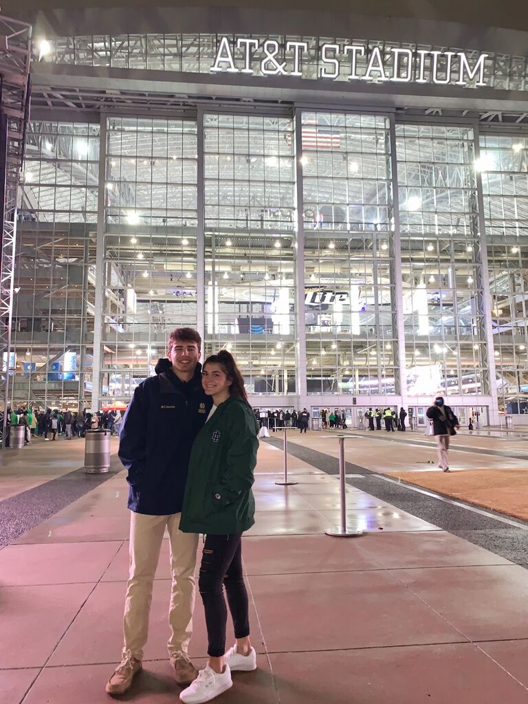 Visit to Jerry Jones Stadium to watch the Rose Bowl
