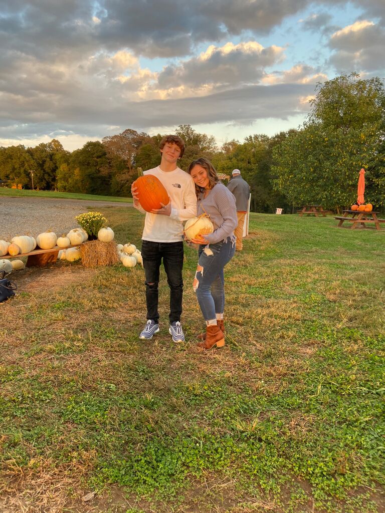 Our first trip to a pumpkin patch!