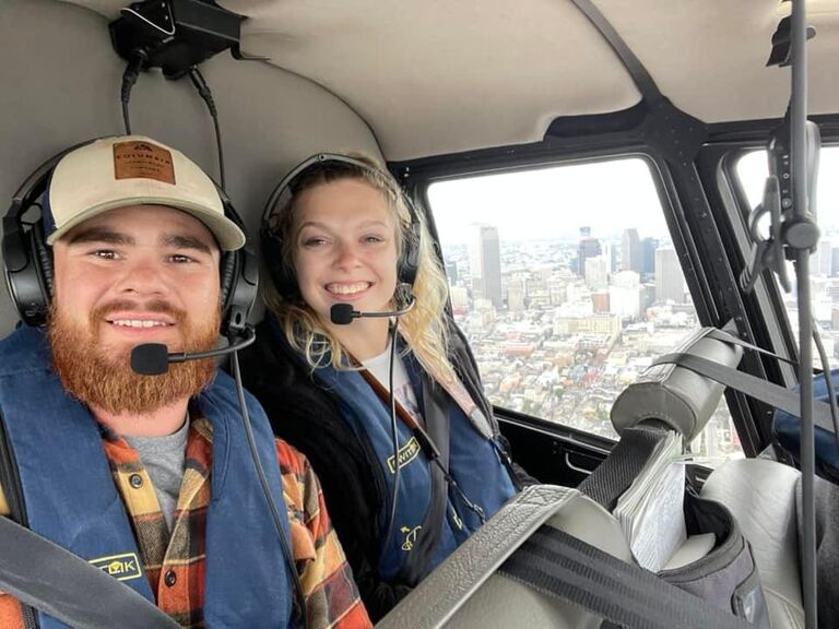 Helicopter ride over New Orleans!