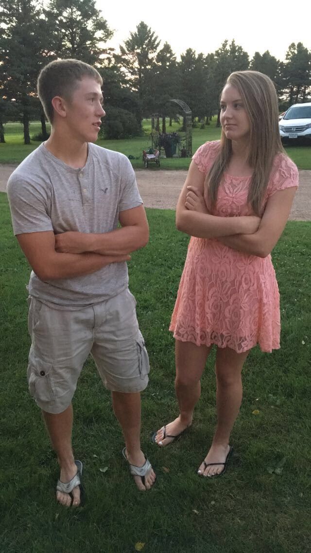 Jared's brother and sister-in-law's wedding rehearsal - we were still not sure if we liked each other😅