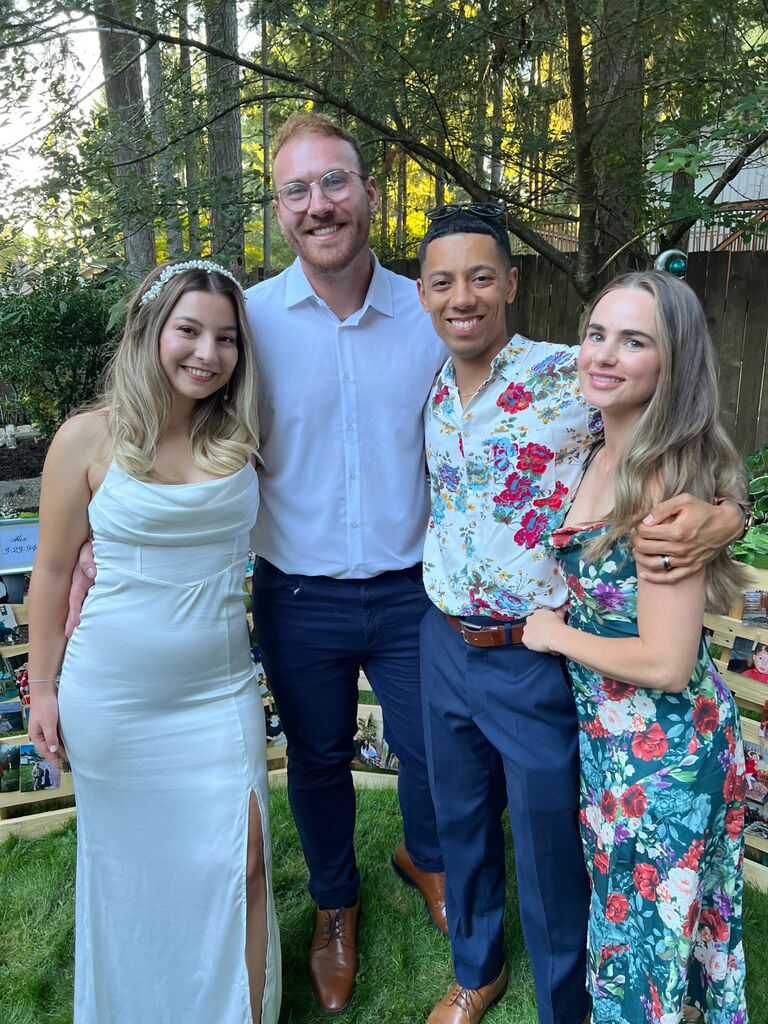 With friends Chris and Laurissa 