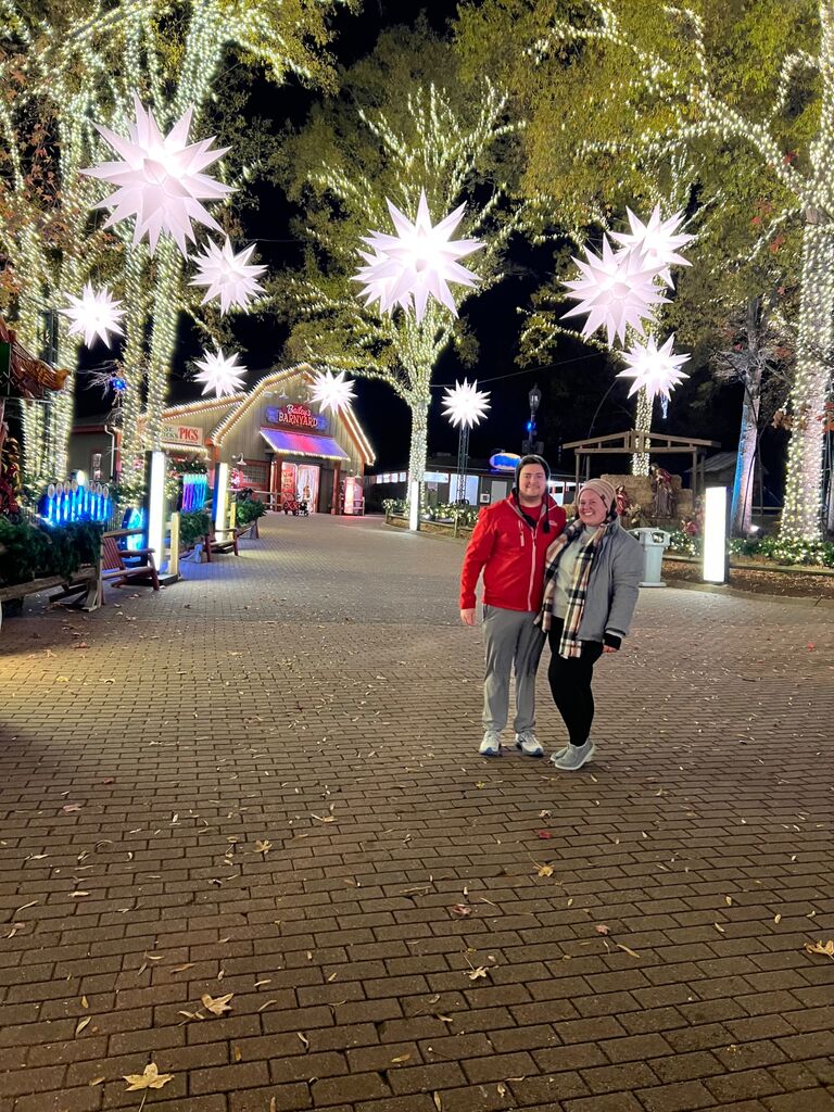 Carowinds Winterfest family and friends night.