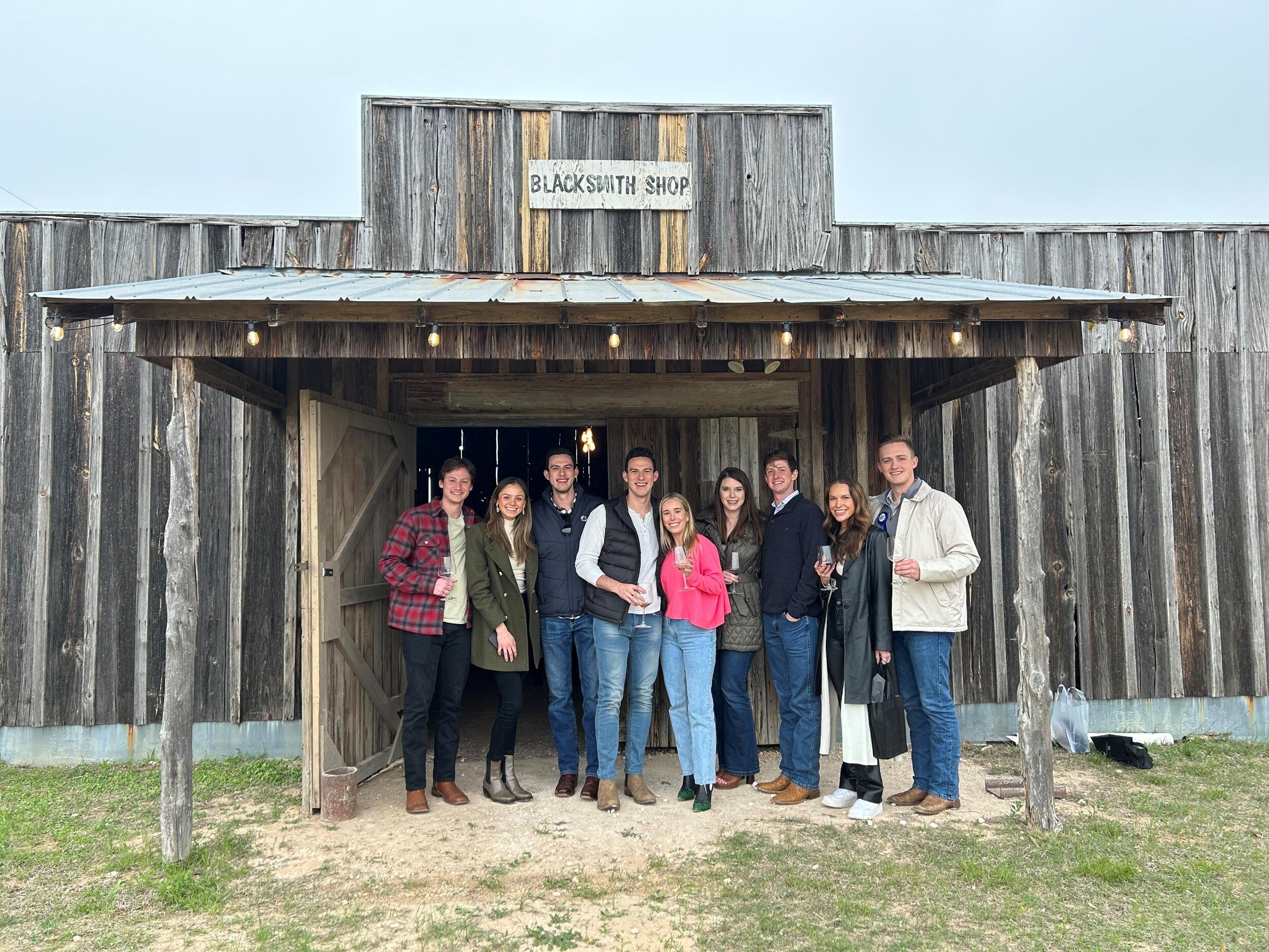 Our first trip together with my college roommates to Fredericksburg, Texas. 