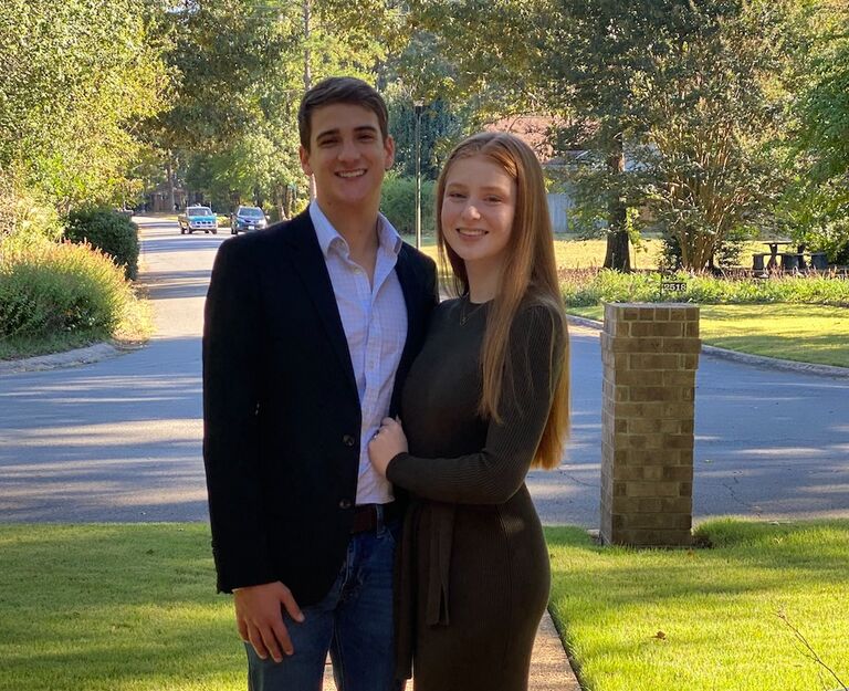 4th Anniversary:

Claire and Alex's first anniversary spent as an engaged couple! Alex has been working hard in his pursuit of going to dental school. They are spending the year planning their wedding and preparing to move to a new home in Memphis, TN where Alex will attend dental school!