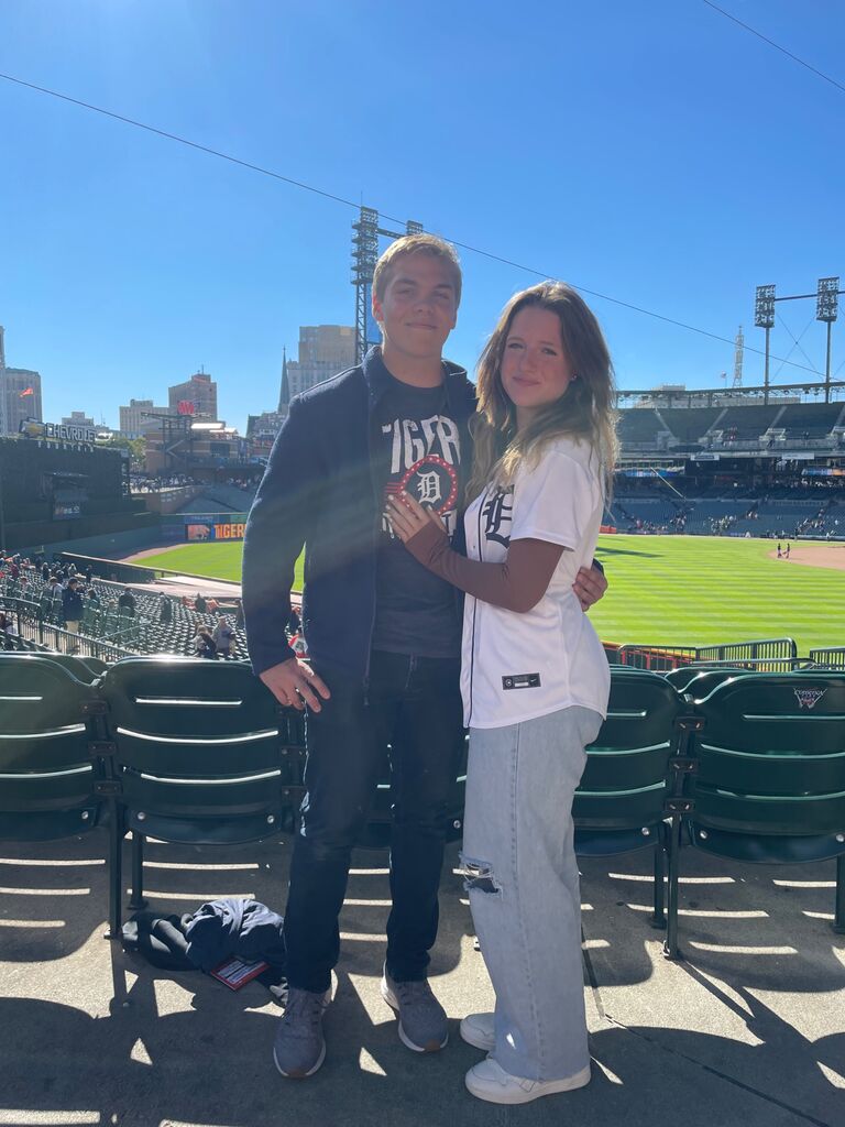 Jayla’s first Tigers game
