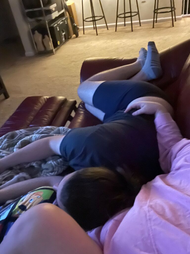 Rest from a long trip