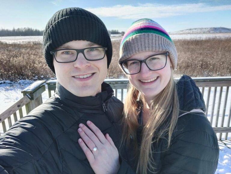 Nick asked Taylor to go for a walk at the VOA Park, and then he asked her to marry him. She said yes!