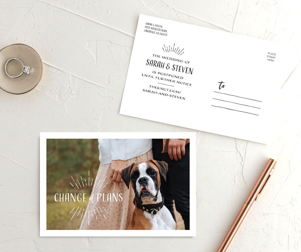 email templates to use change-the-date covid weddings
