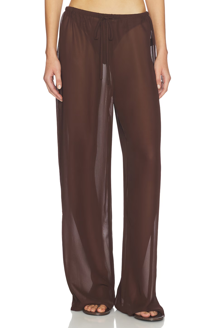 Lioness brown sheer pants