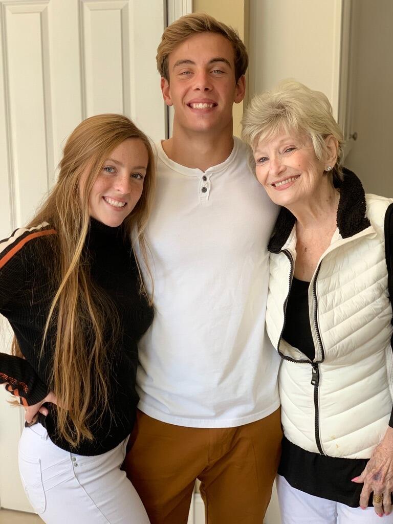 Emma, Brett, and Honey! This was the first time Brett brought Emma to Louisiana for Thanksgiving to meet everybody!