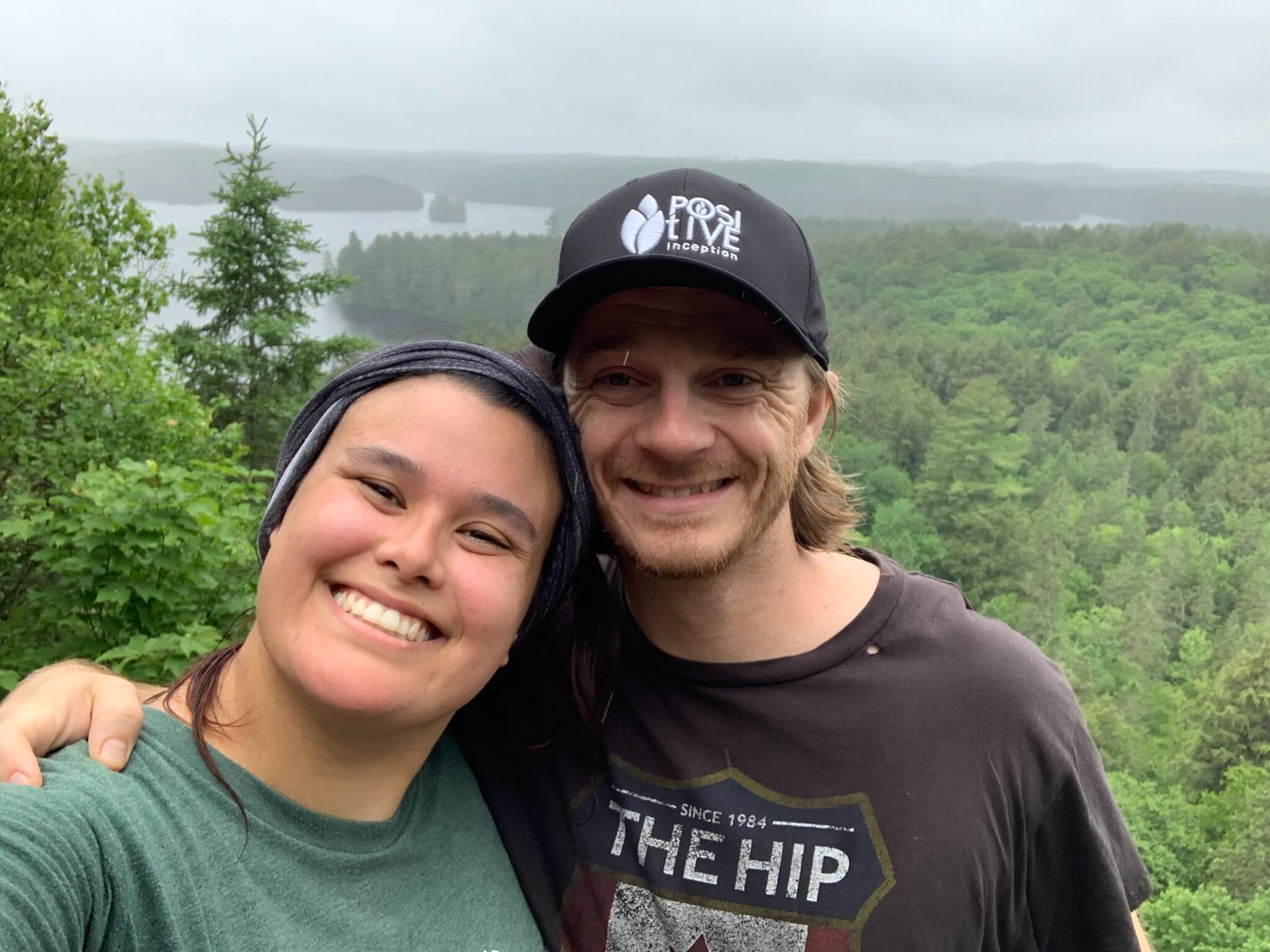 Our second anniversary & of course we celebrated in Algonquin! 