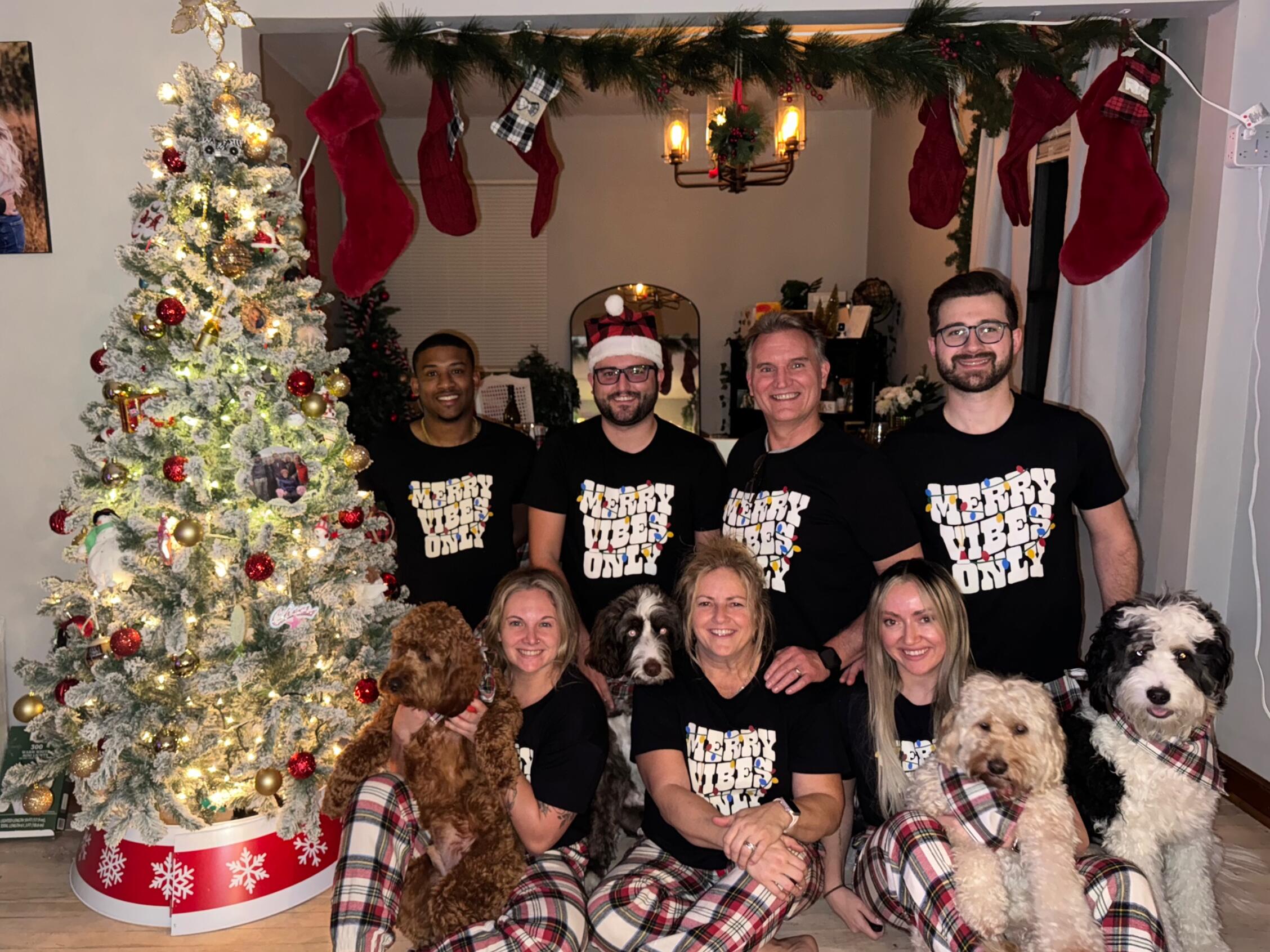 Matching Xmas Eve PJs