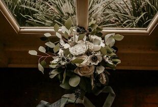 Red and white heart wreath arranged by a florist in Ocala, FL : Artistic  Flowers of Ocala