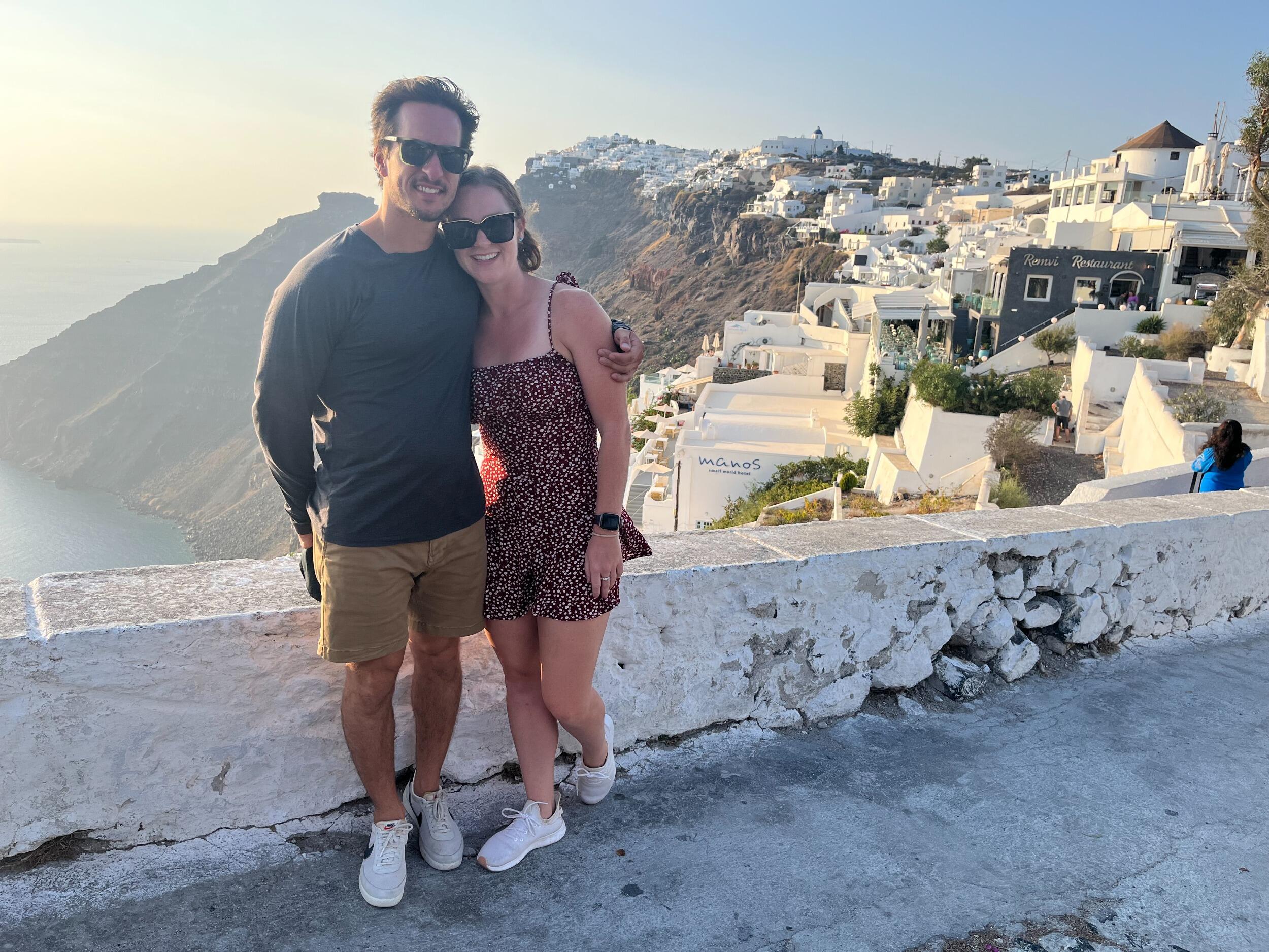 Saw some friends get married in Santorini