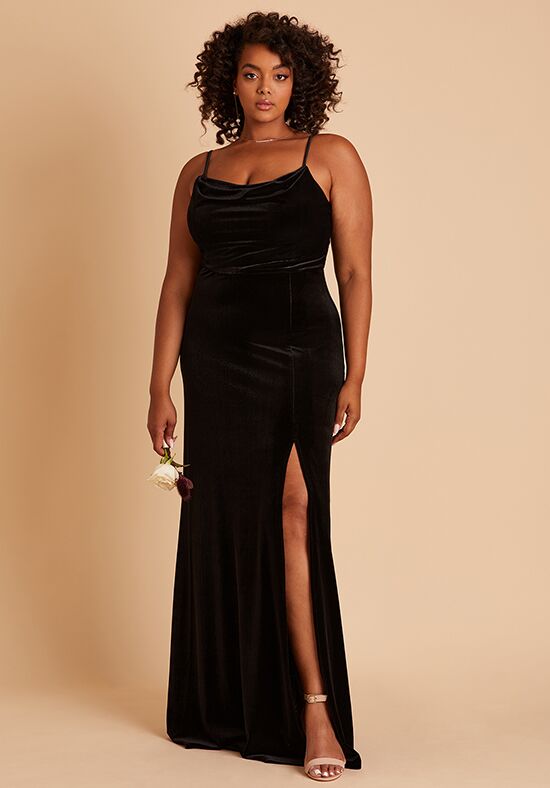 Velvet spaghetti clearance strap maxi dress