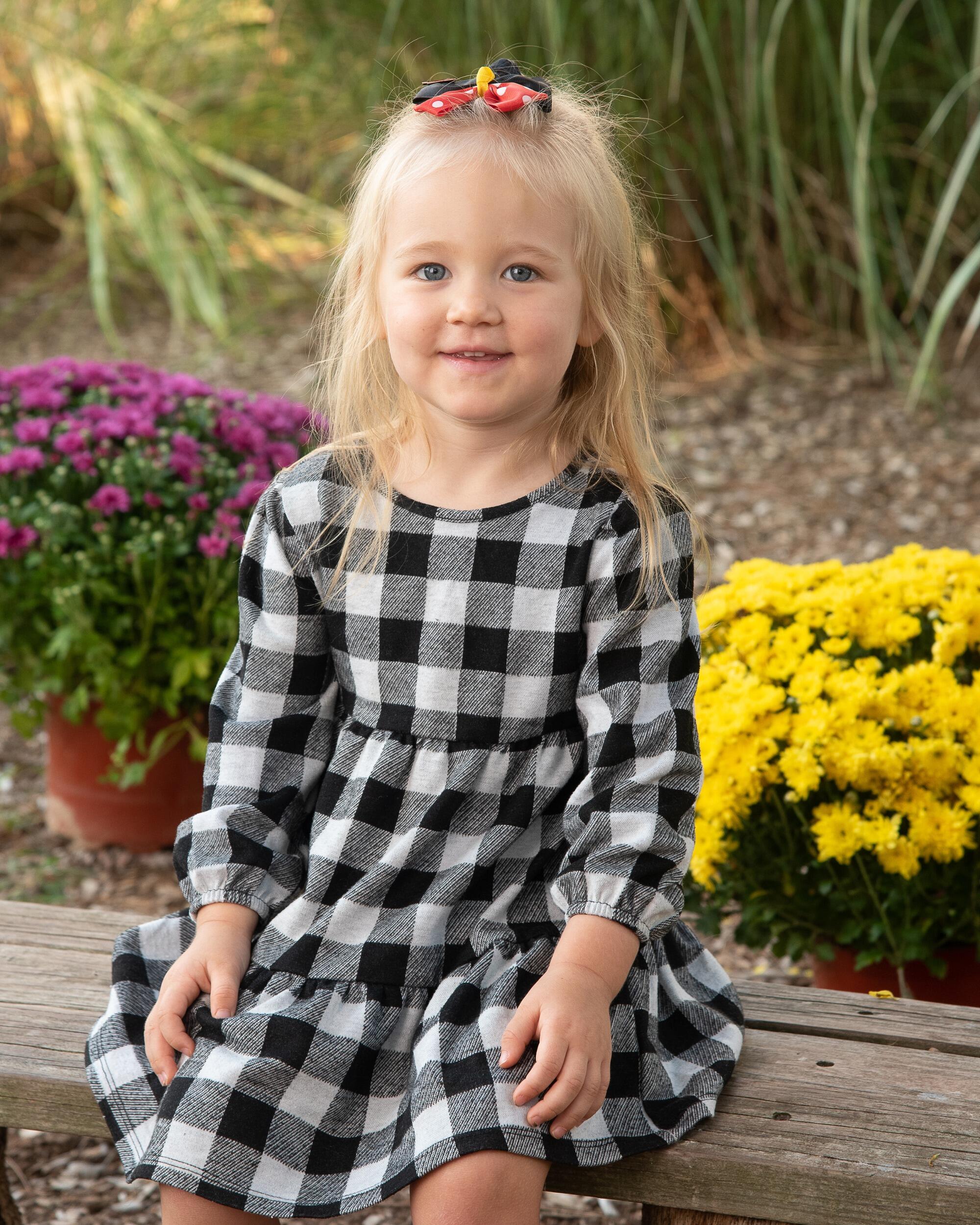 Eva starts pre-school (for a little while). 