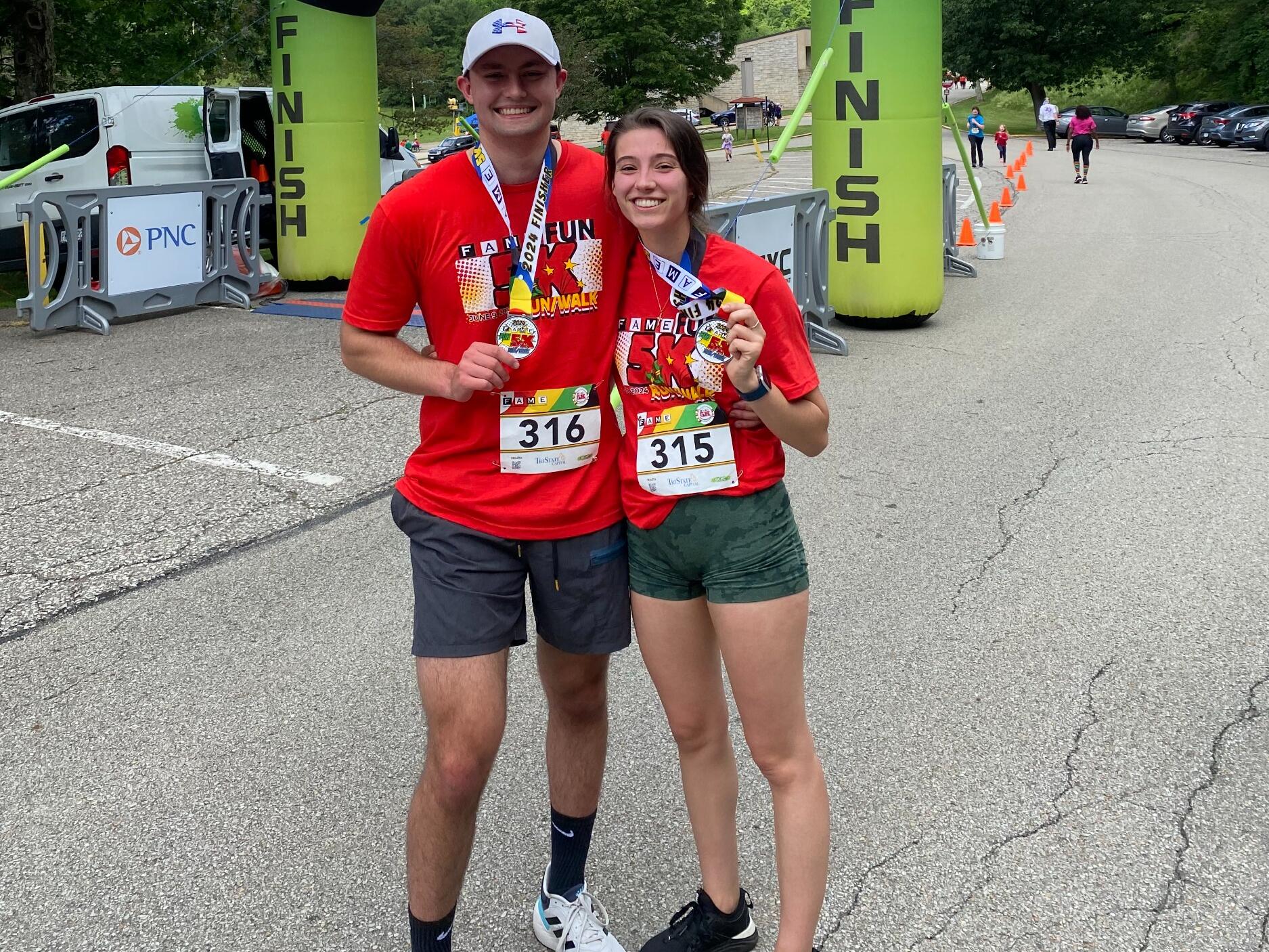 Our first 5k together :)