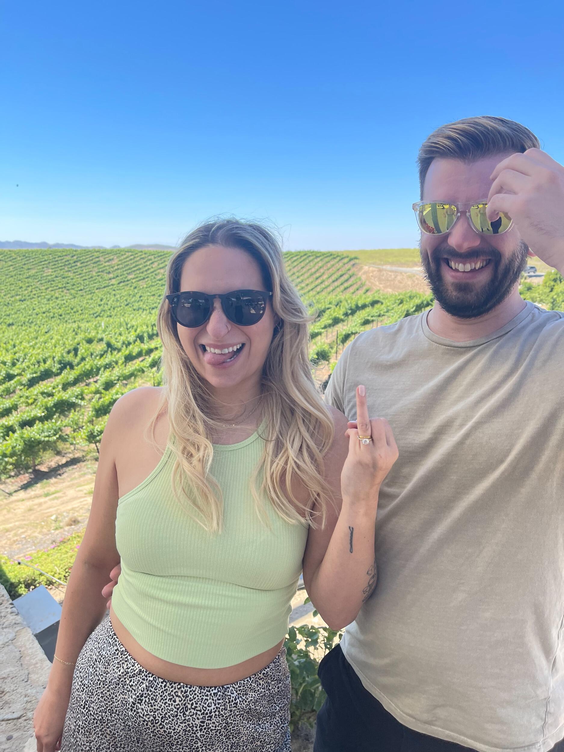 Celebrating our engagement!