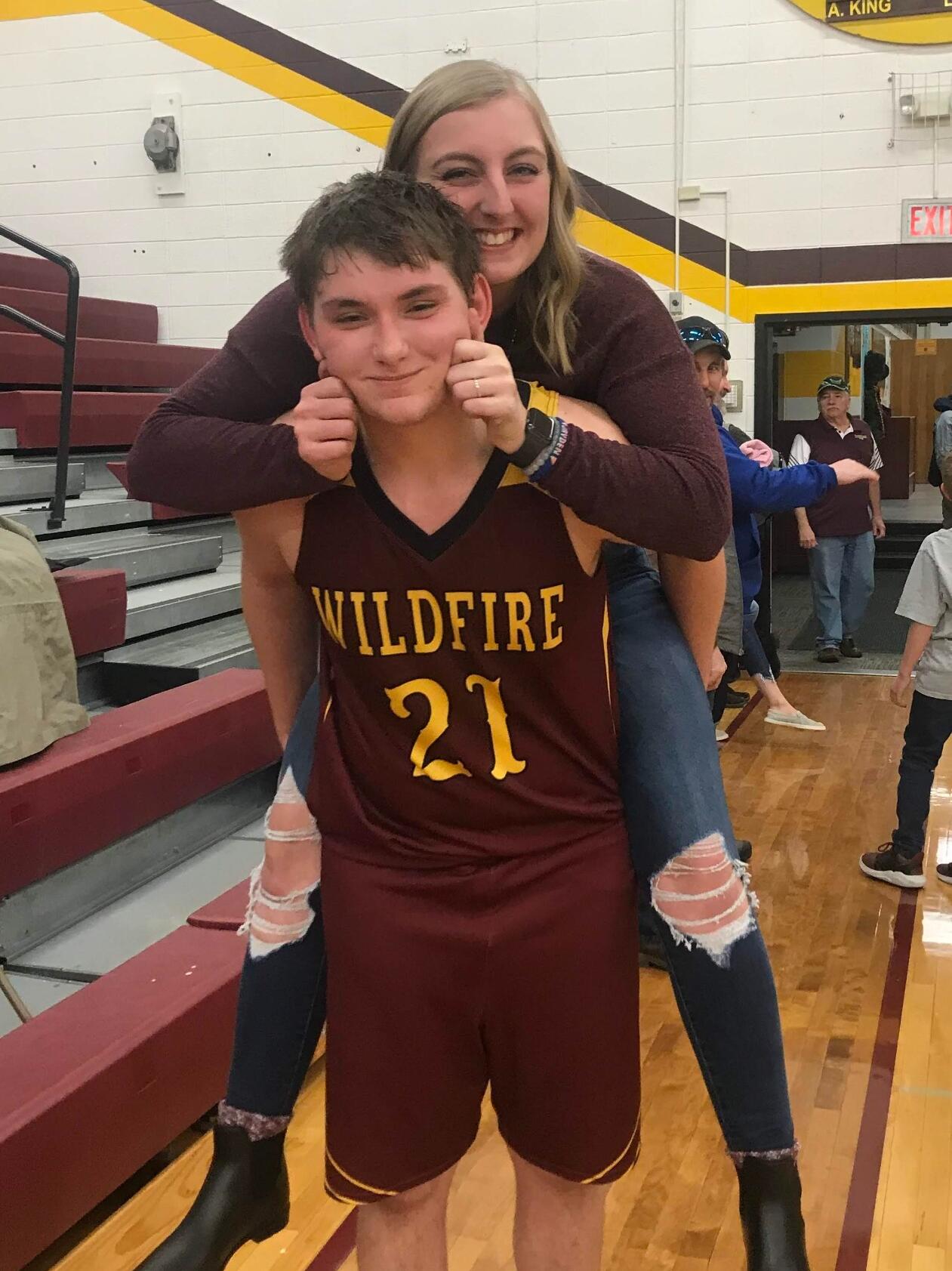 There was a lot of traveling to see each other, which included Madison surprising Jayden at an away game!