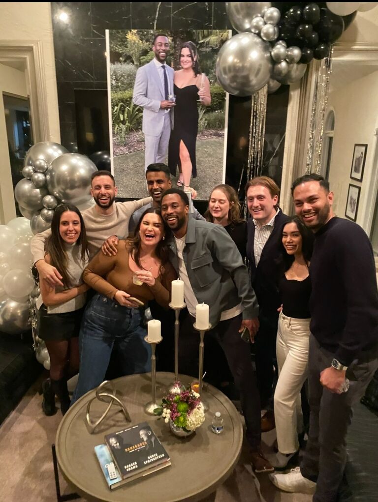 A week later, Chloe was surprised by Kevon and her family with an Engagement Party with all their best friends and family! 