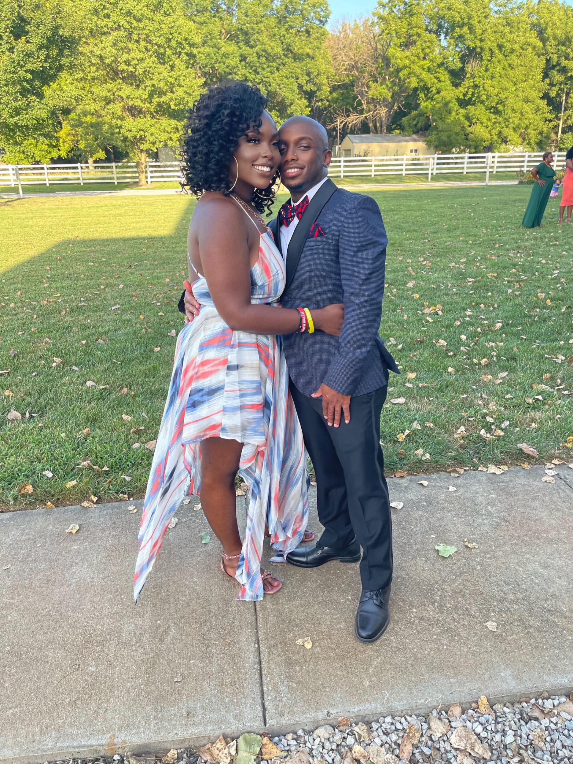 First wedding attended together, and enjoying his family together!