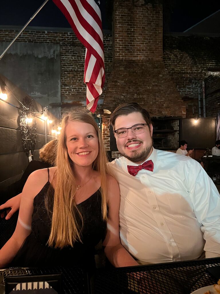 Our last college formal before graduation - BYX formal in New Orleans!