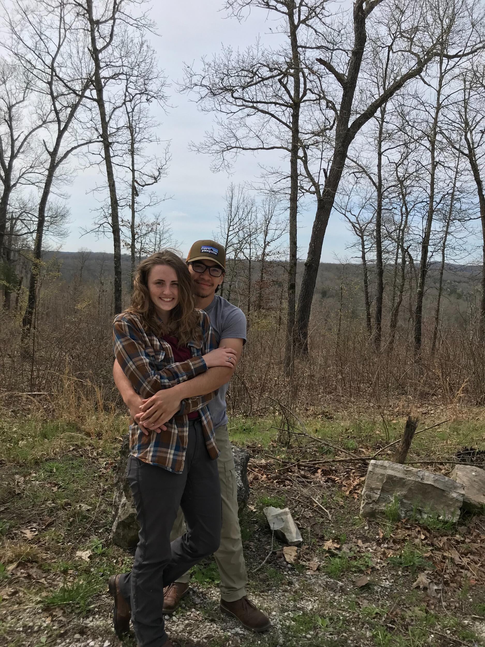Our first time camping out together! The Wildlife Society hosted a camping weekend near Arkansas. We rented out an old rangers station and had the entire property to ourselves. We had such a blast hanging out with our friends and learning what a bryozoan is!