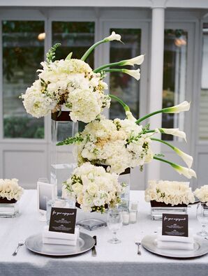 White Floral Centerpieces