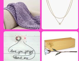 Collage of 24th anniversary gift ideas