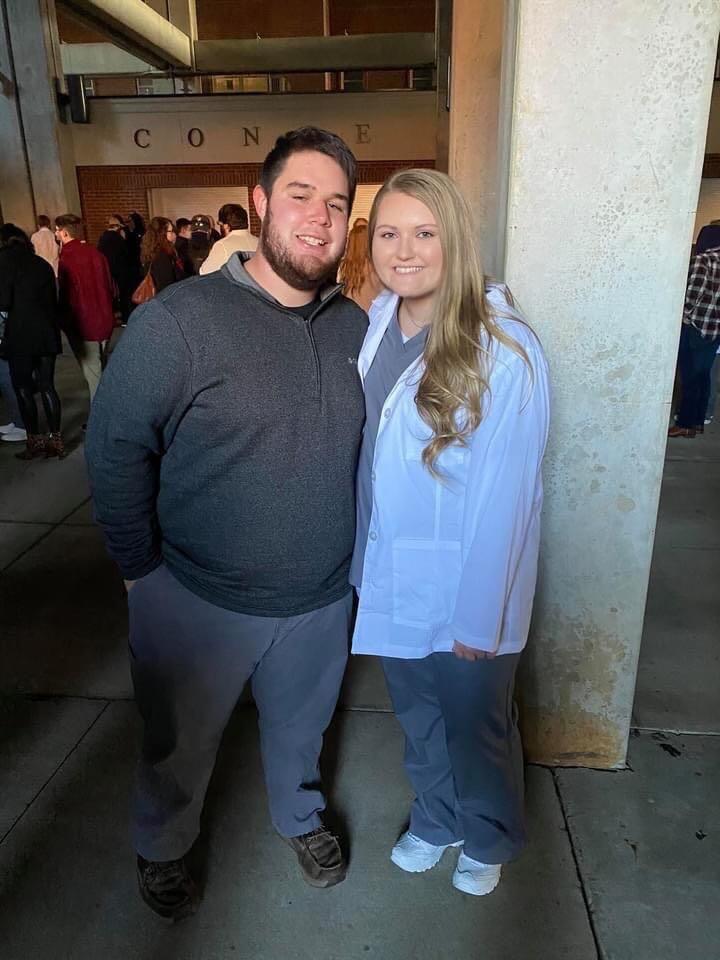 Gabby's white coat ceremony to celebrate the beginning of nursing school