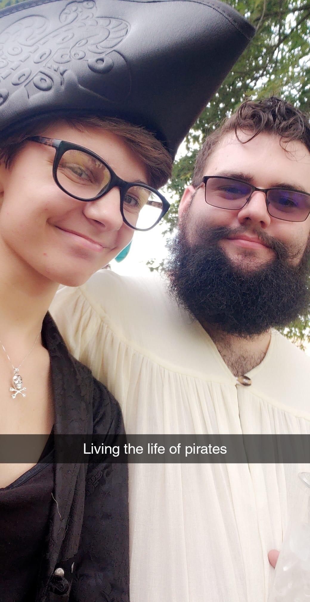 First Renaissance Festival together and they ended up becoming pirates