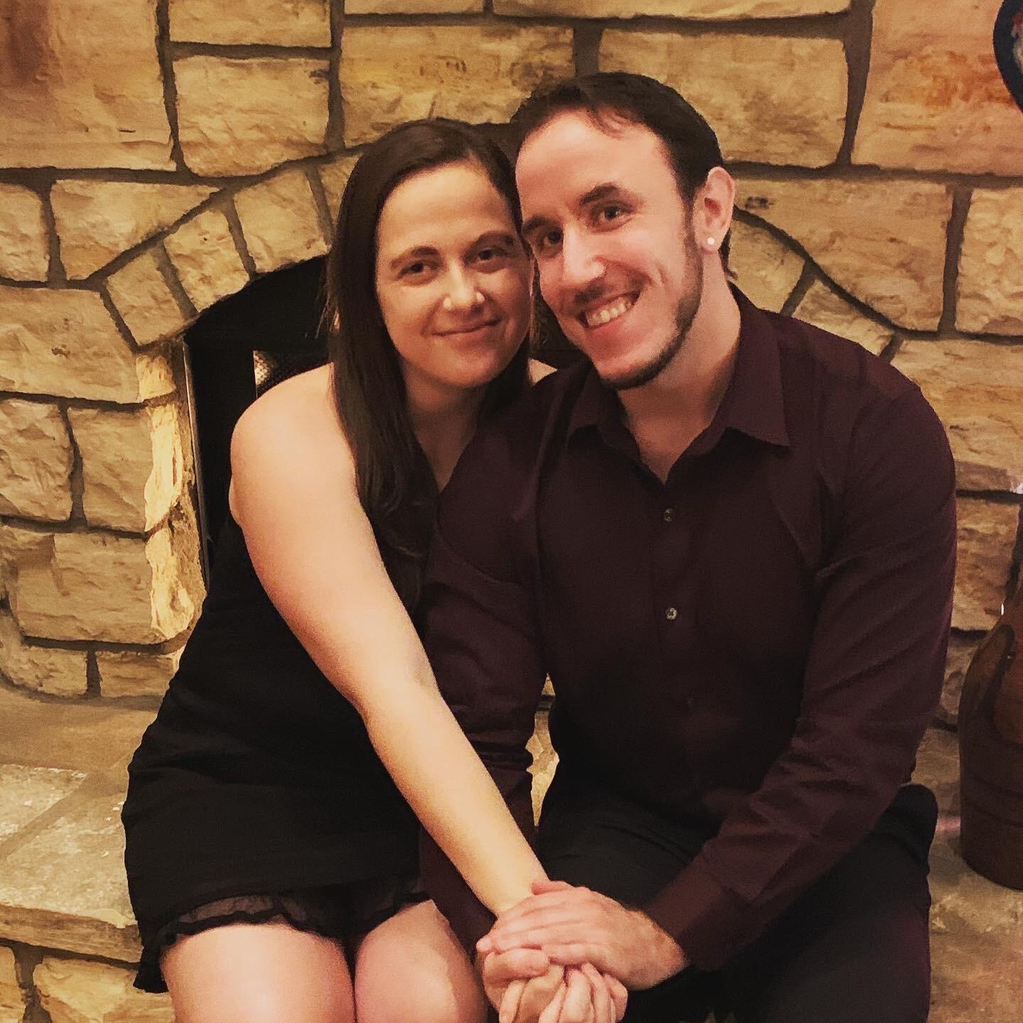 Our first Christmas Eve together. 