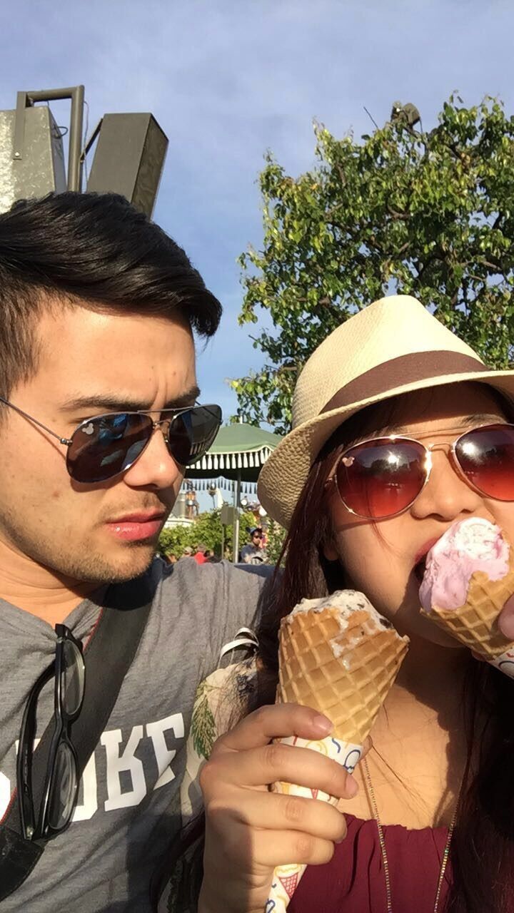 Thao's first time at Disneyland, the day we got back together (Her second "yes").